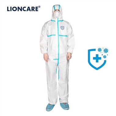LIONCARE® Taped Seams ชุดคลุมทางการแพทย์แบบใช้แล้วทิ้ง
