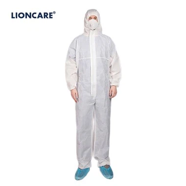 LIONCARE® CoverLite ชุดคลุมป้องกันแบบใช้แล้วทิ้ง สีขาว